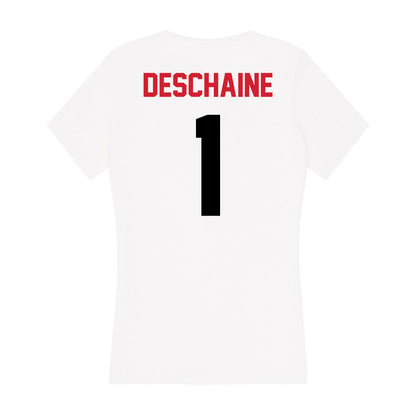 Arkansas State - NCAA Women's Soccer : Damaris Deschaine - Women's V-Neck T-Shirt-1