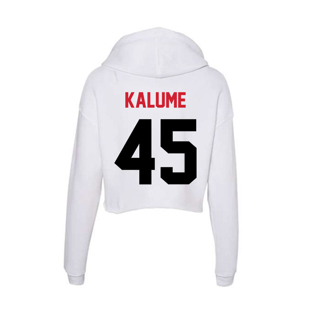 Arkansas State - NCAA Football : Nicolas Kalume - Women's Crop Fleece Hoodie-1