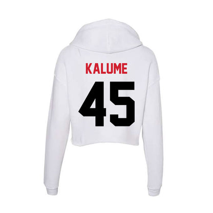Arkansas State - NCAA Football : Nicolas Kalume - Women's Crop Fleece Hoodie-1