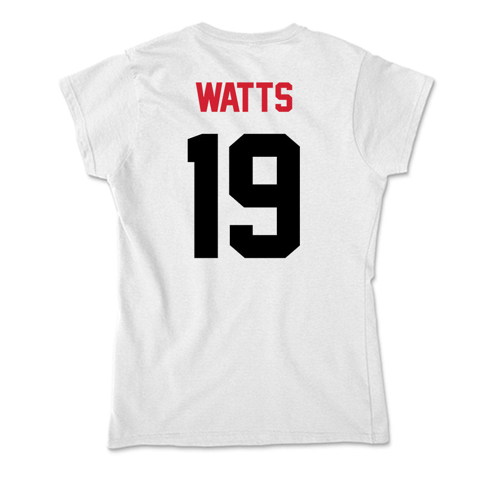 Arkansas State - NCAA Women's Soccer : Alexia Watts - Soft Style Women’s T-Shirt-1