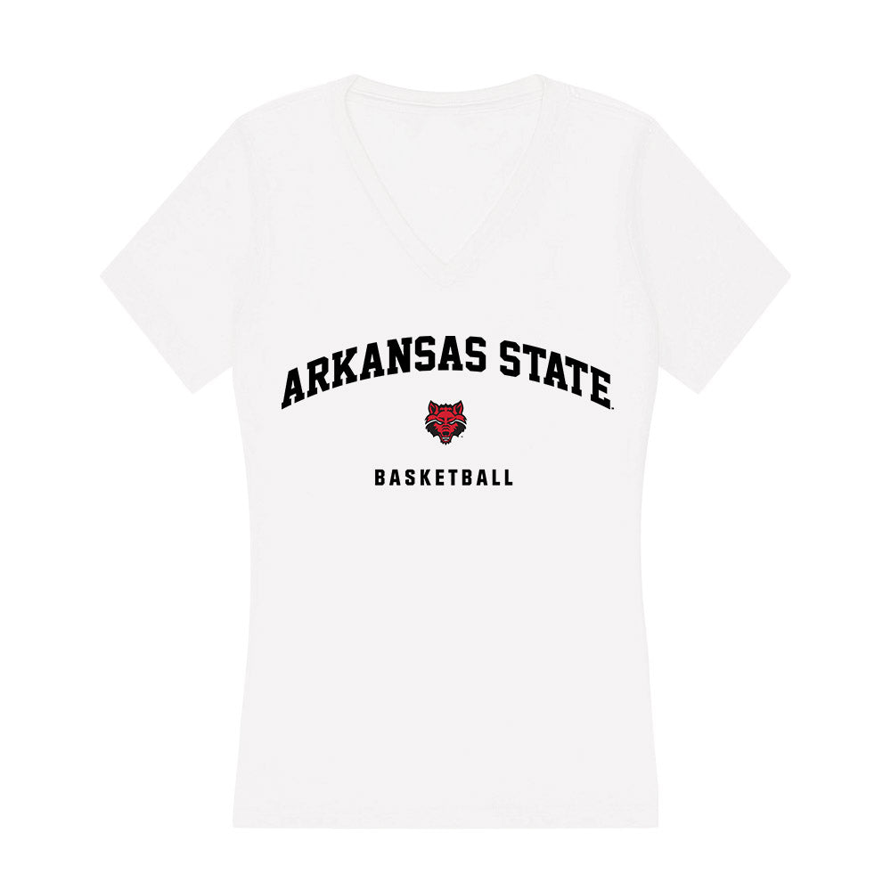 Arkansas State - NCAA Women's Basketball : Wynter Rogers - Women's V-Neck T-Shirt-0
