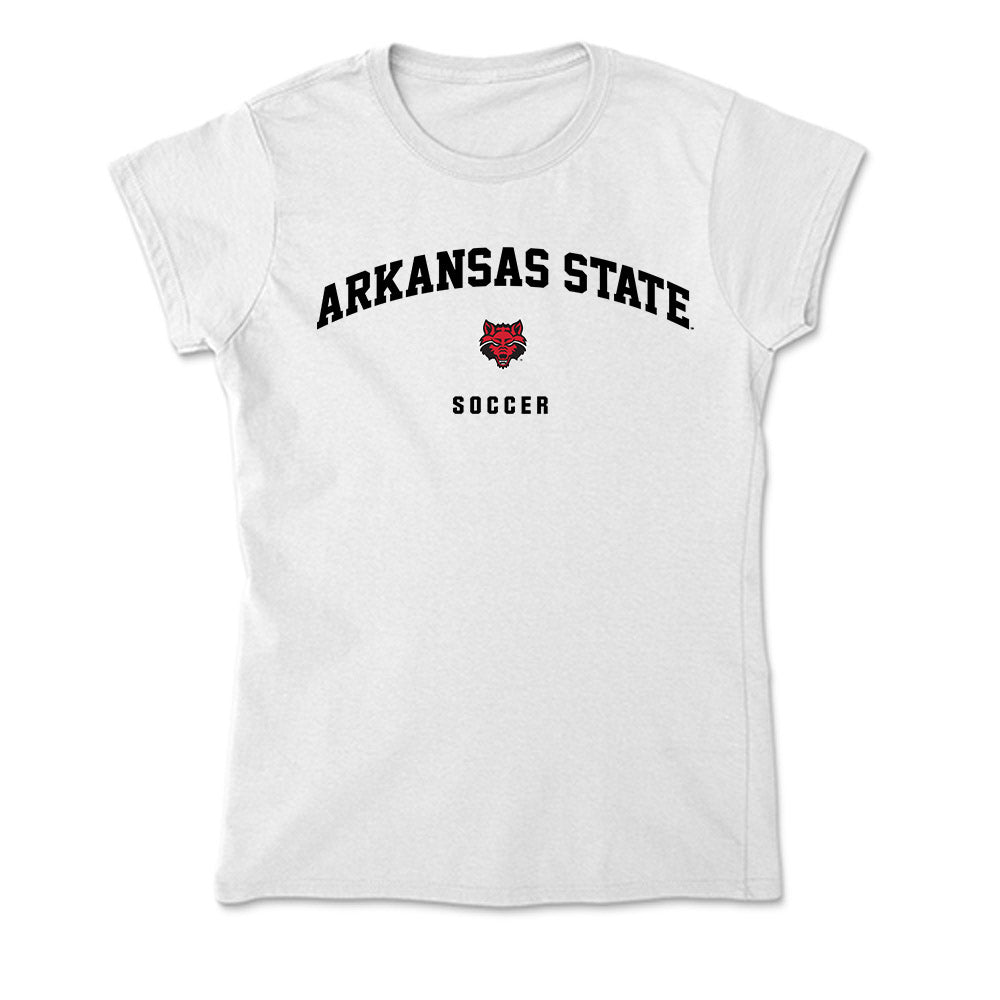 Arkansas State - NCAA Women's Soccer : Katie Steinhoff - Soft Style Women’s T-Shirt-0