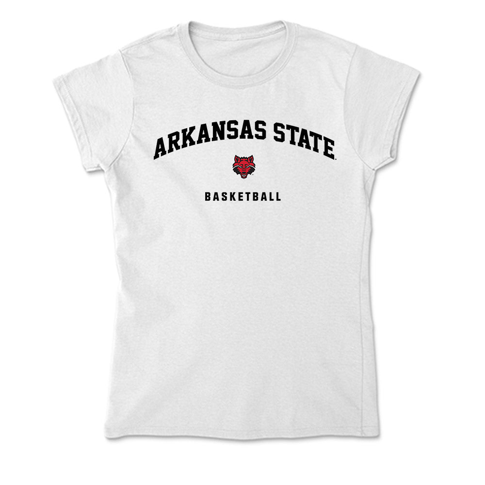 Arkansas State - NCAA Men's Basketball : Layne Taylor - Soft Style Women’s T-Shirt-0