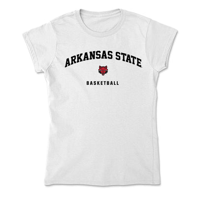 Arkansas State - NCAA Men's Basketball : Layne Taylor - Soft Style Women’s T-Shirt-0
