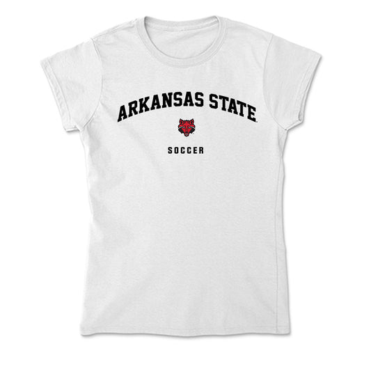 Arkansas State - NCAA Women's Soccer : Maya Jones - Soft Style Women’s T-Shirt-0