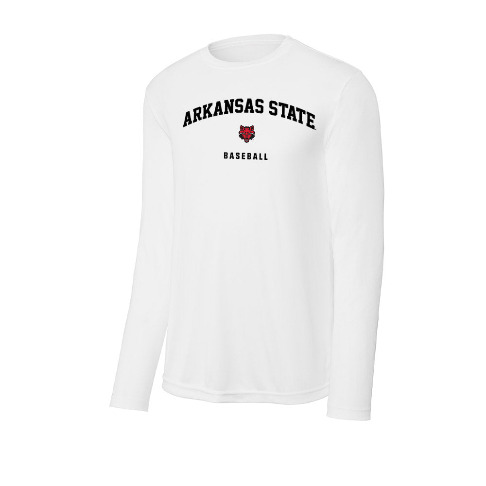 Arkansas State - NCAA Baseball : Cole Manuel - Activewear Long Sleeve T-Shirt-0