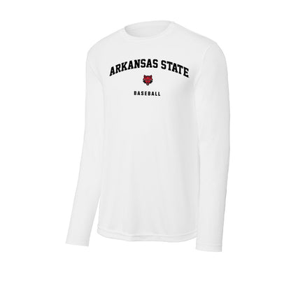 Arkansas State - NCAA Baseball : Cole Manuel - Activewear Long Sleeve T-Shirt-0