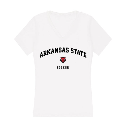 Arkansas State - NCAA Women's Soccer : Tindra Cederholm - Women's V-Neck T-Shirt-0