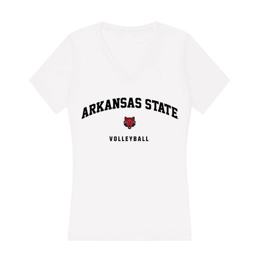 Arkansas State - NCAA Women's Volleyball : Reese Watters - Women's V-Neck T-Shirt-0