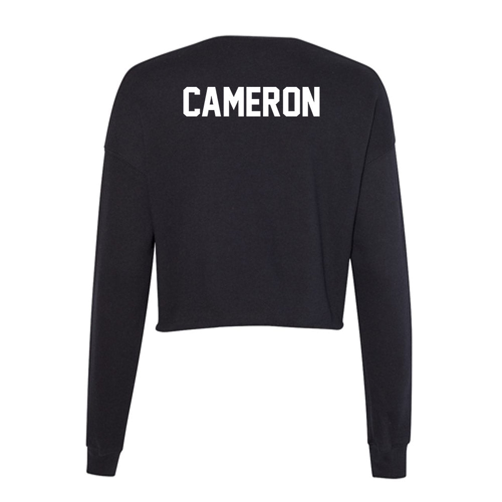 Boise State - NCAA Men's Track & Field : Cobe Cameron - Women's Cropped Crew Fleece-1