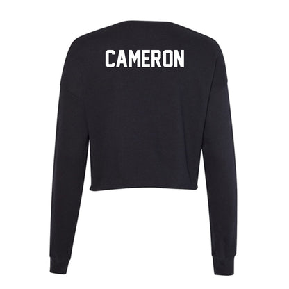 Boise State - NCAA Men's Track & Field : Cobe Cameron - Women's Cropped Crew Fleece-1