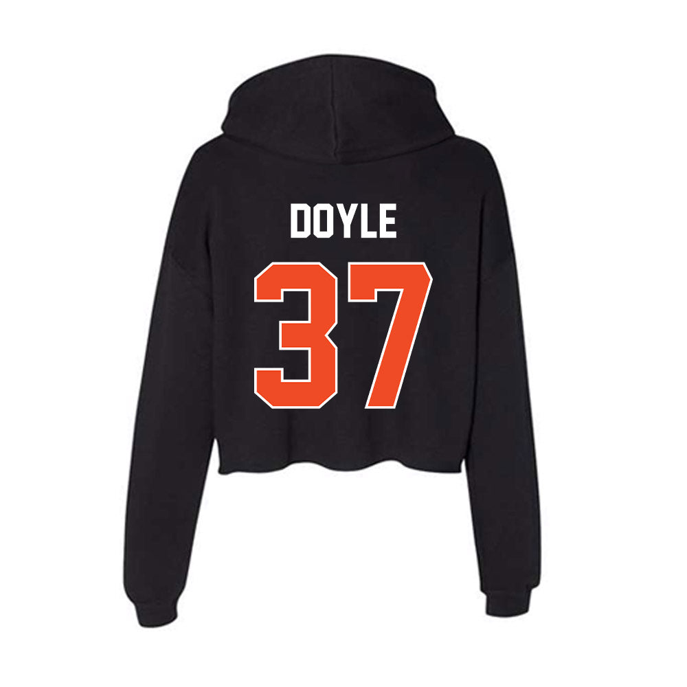 Boise State - NCAA Football : Oscar Doyle - Women's Crop Fleece Hoodie-1