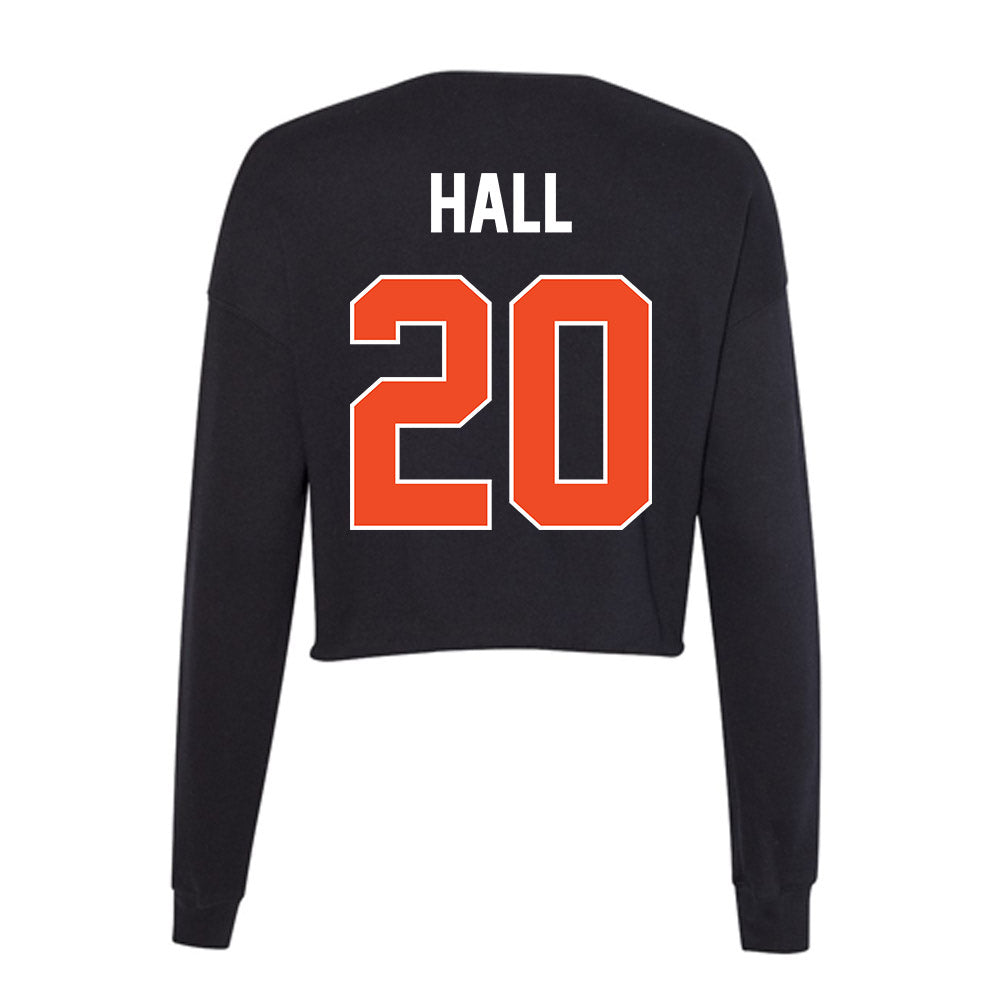 Boise State - NCAA Football : Kyle Hall - Women's Cropped Crew Fleece-1