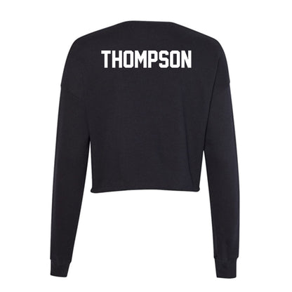 Boise State - NCAA Men's Track & Field : Alex Thompson - Women's Cropped Crew Fleece-1