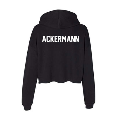 Boise State - NCAA Women's Track & Field : Hanna Ackermann - Women's Crop Fleece Hoodie-1