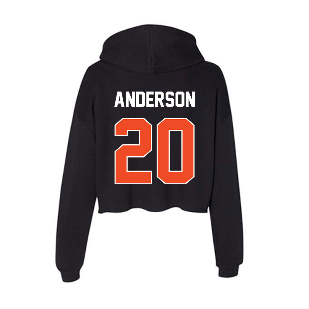 Boise State - NCAA Beach Volleyball : Ava Anderson - Women's Crop Fleece Hoodie-1