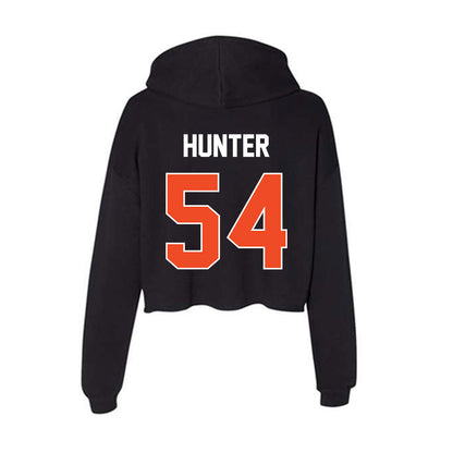 Boise State - NCAA Football : Gabriel Hunter - Women's Crop Fleece Hoodie-1