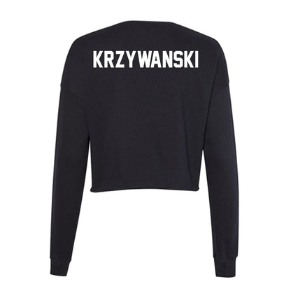 Boise State - NCAA Women's Gymnastics : Julia Krzywanski - Women's Cropped Crew Fleece-1