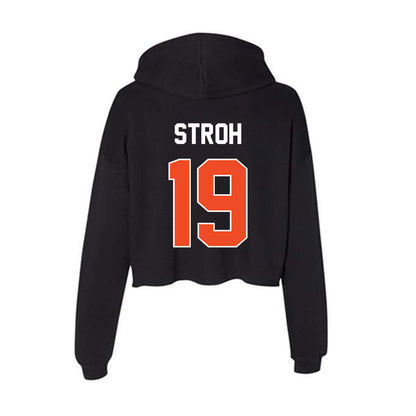 Boise State - NCAA Softball : Skylar Stroh - Women's Crop Fleece Hoodie-1