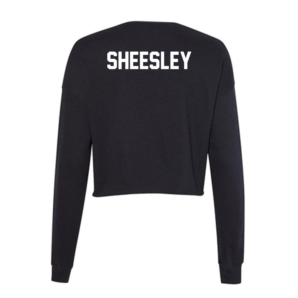 Boise State - NCAA Men's Track & Field : Jack Sheesley - Women's Cropped Crew Fleece-1