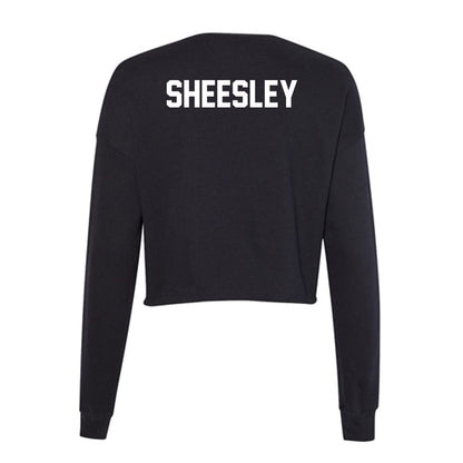 Boise State - NCAA Men's Track & Field : Jack Sheesley - Women's Cropped Crew Fleece-1