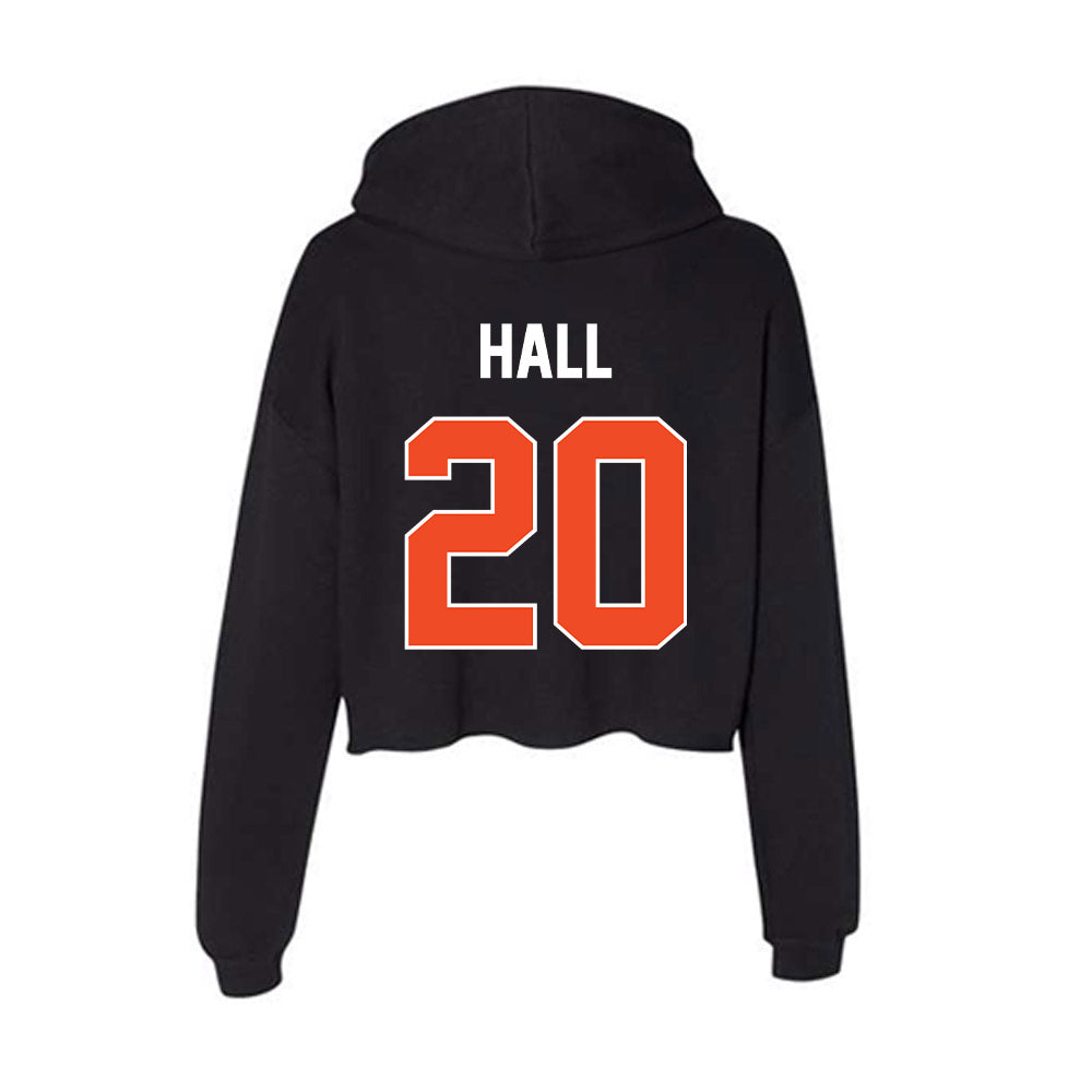 Boise State - NCAA Football : Kyle Hall - Women's Crop Fleece Hoodie-1