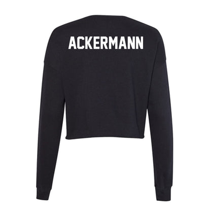 Boise State - NCAA Women's Track & Field : Hanna Ackermann - Women's Cropped Crew Fleece-1