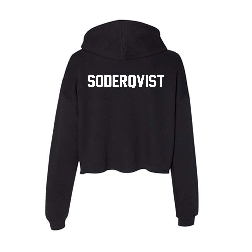 Boise State - NCAA Men's Tennis : Filip Soderqvist - Women's Crop Fleece Hoodie-1