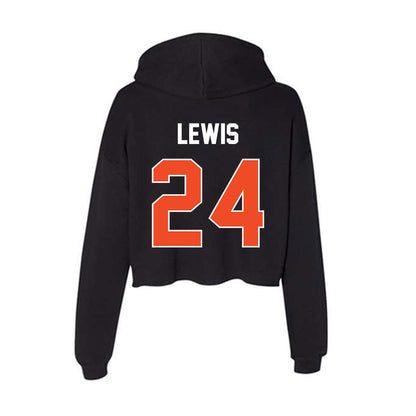 Boise State - NCAA Women's Basketball : Jayda Lewis - Women's Crop Fleece Hooded Sweatshirt-1