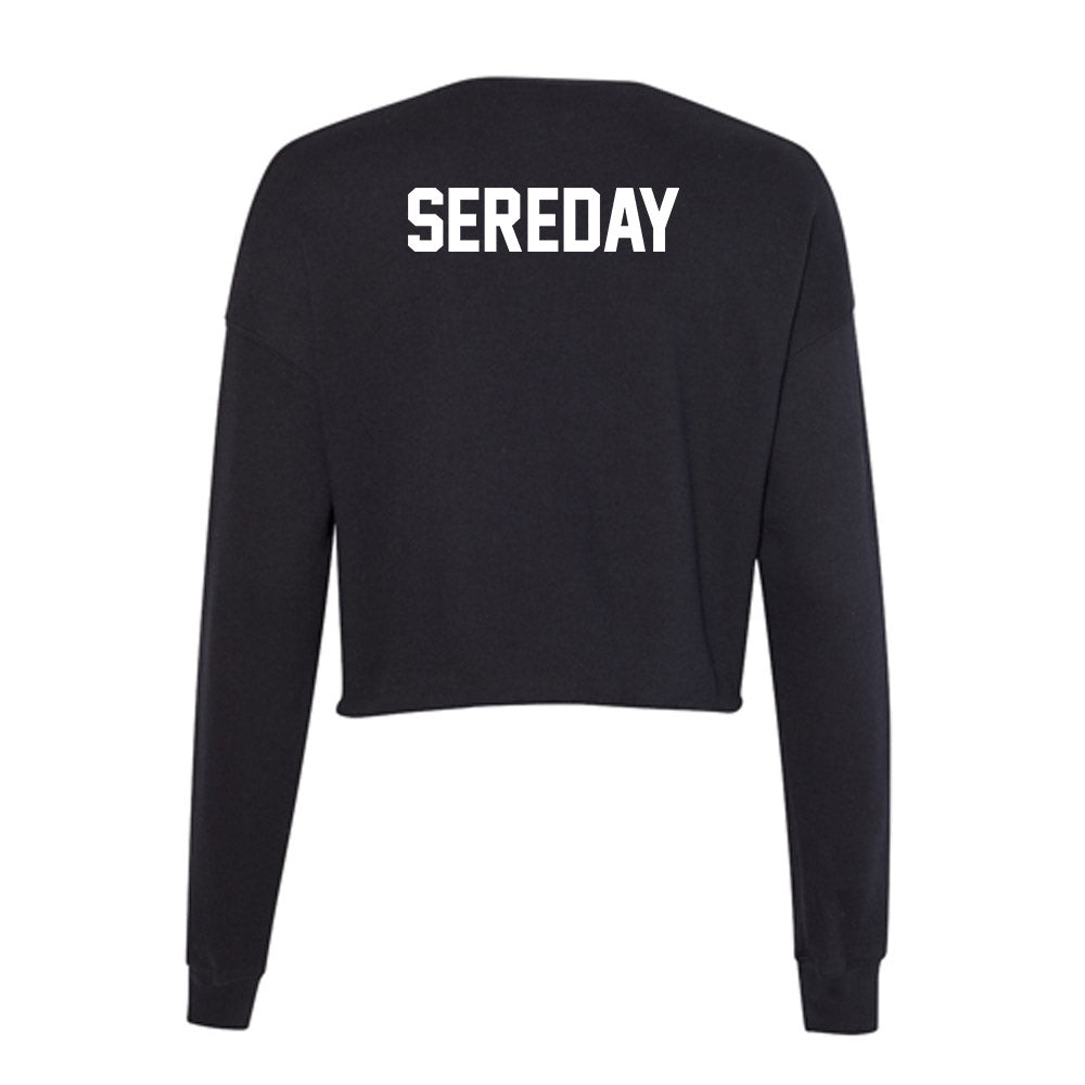 Boise State - NCAA Women's Track & Field : Ruby Sereday - Women's Cropped Crew Fleece-1