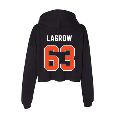 Boise State - NCAA Football : Connor LaGrow - Women's Crop Fleece Hoodie-1