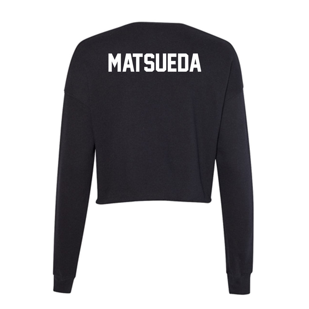 Boise State - NCAA Women's Golf : Teal Matsueda - Women's Cropped Crew Fleece-1