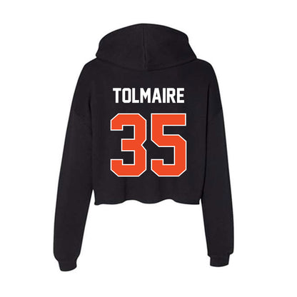Boise State - NCAA Football : Treyvon Tolmaire - Women's Crop Fleece Hooded Sweatshirt-1