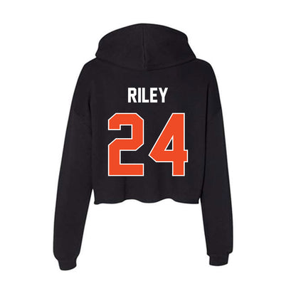 Boise State - NCAA Softball : Rustie Riley - Women's Crop Fleece Hoodie-1