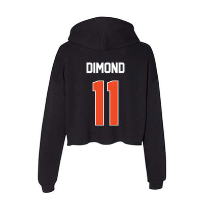 Boise State - NCAA Beach Volleyball : Makayla Dimond - Women's Crop Fleece Hoodie-1