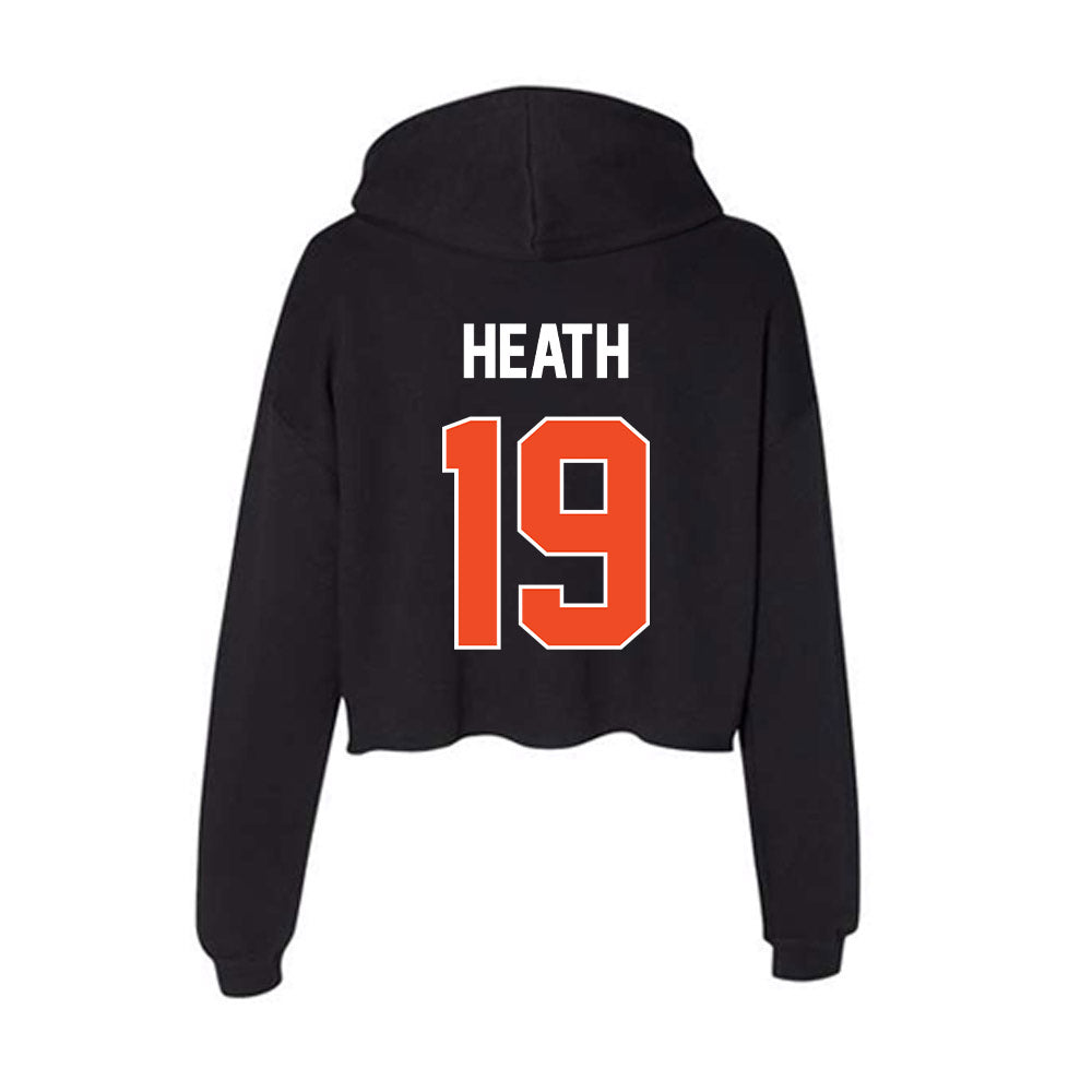 Boise State - NCAA Women's Volleyball : Hallee Heath - Women's Crop Fleece Hoodie-1