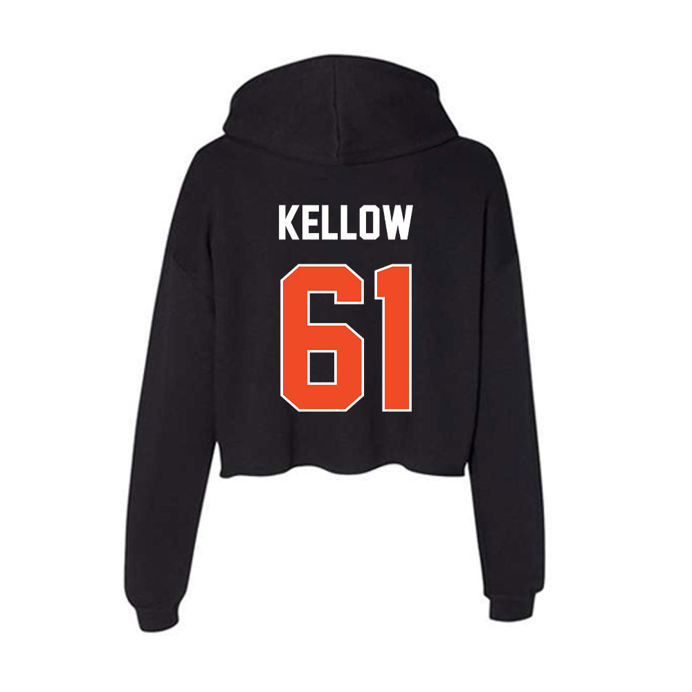 Boise State - NCAA Football : Caden Kellow - Women's Crop Fleece Hoodie-1