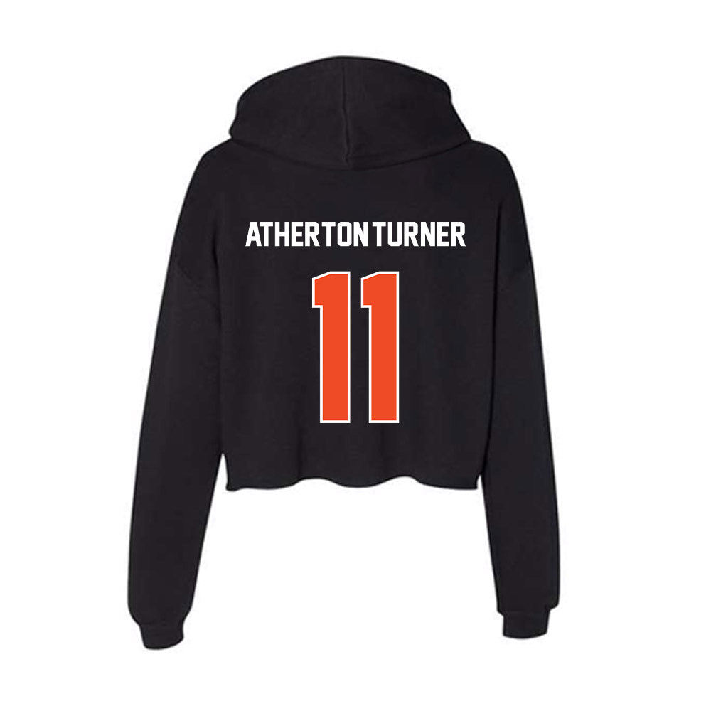 Boise State - NCAA Women's Soccer : Ella Atherton-Turner - Women's Crop Fleece Hoodie-1