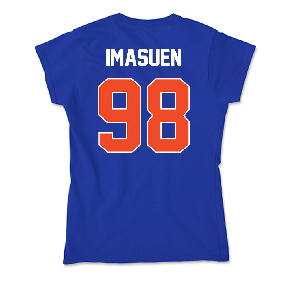 Boise State - NCAA Football : Bethel Imasuen - Soft Style Women’s T-Shirt-1