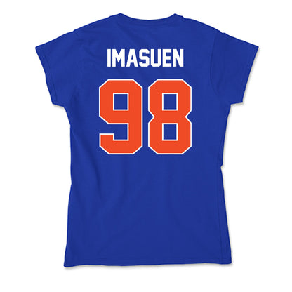 Boise State - NCAA Football : Bethel Imasuen - Soft Style Women’s T-Shirt-1