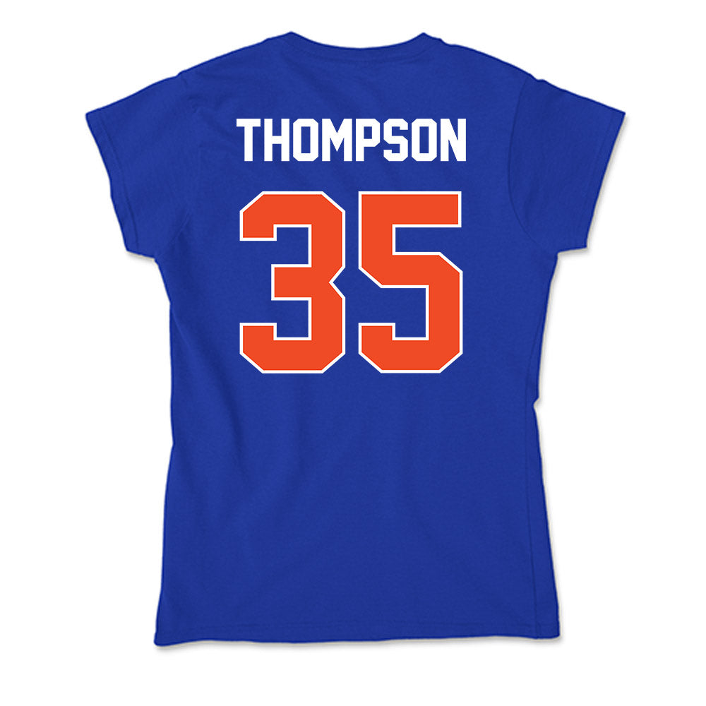 Boise State - NCAA Women's Basketball : Keirra Thompson - Soft Style Women’s T-Shirt-1