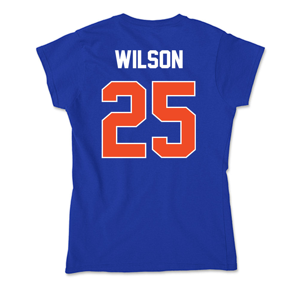 Boise State - NCAA Women's Soccer : Campbell Wilson - Soft Style Women’s T-Shirt-1