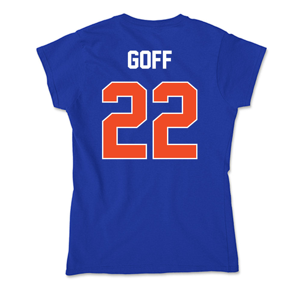 Boise State - NCAA Football : Juelz Goff - Soft Style Women’s T-Shirt-1