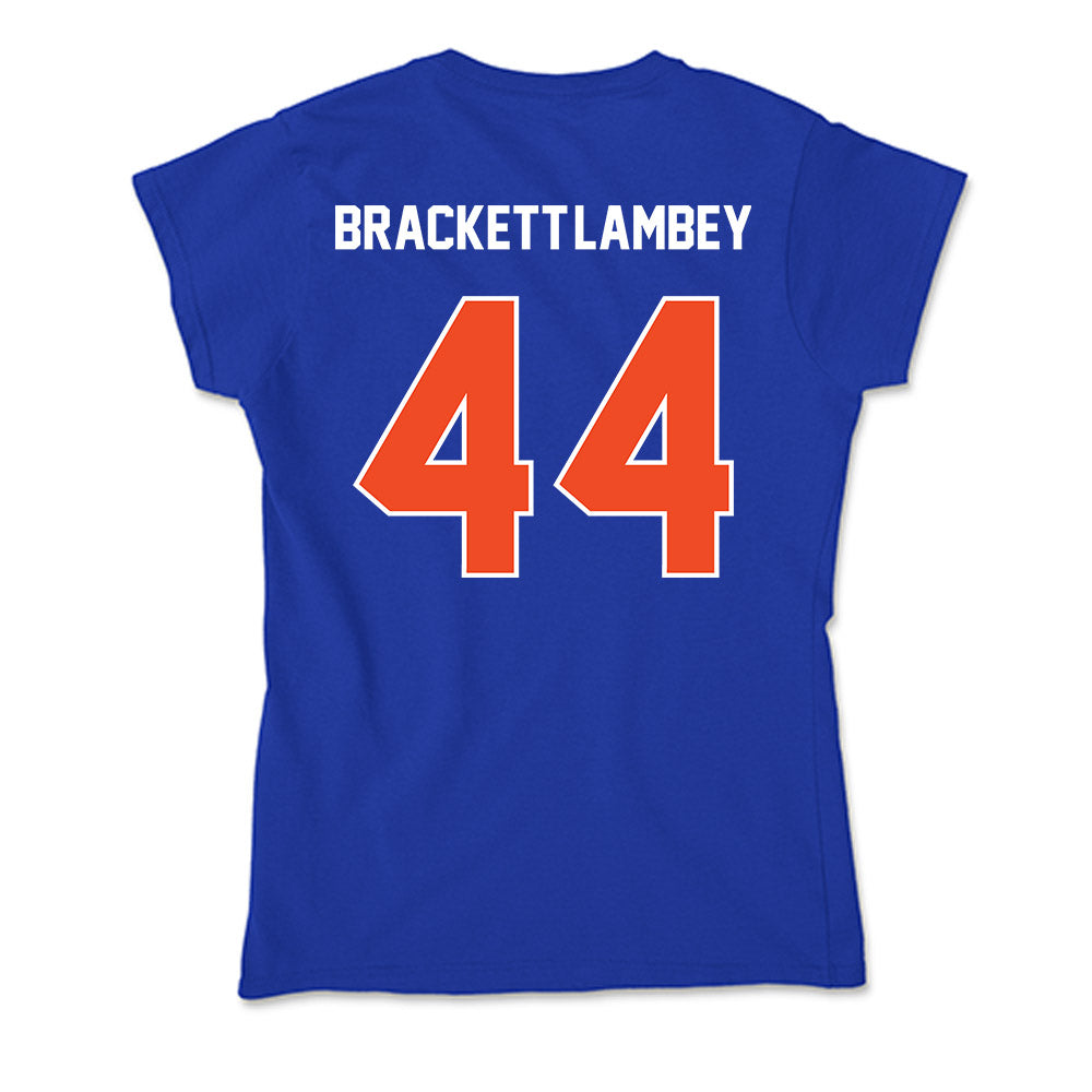 Boise State - NCAA Football : Syncere Brackett-Lambey - Soft Style Women’s T-Shirt-1