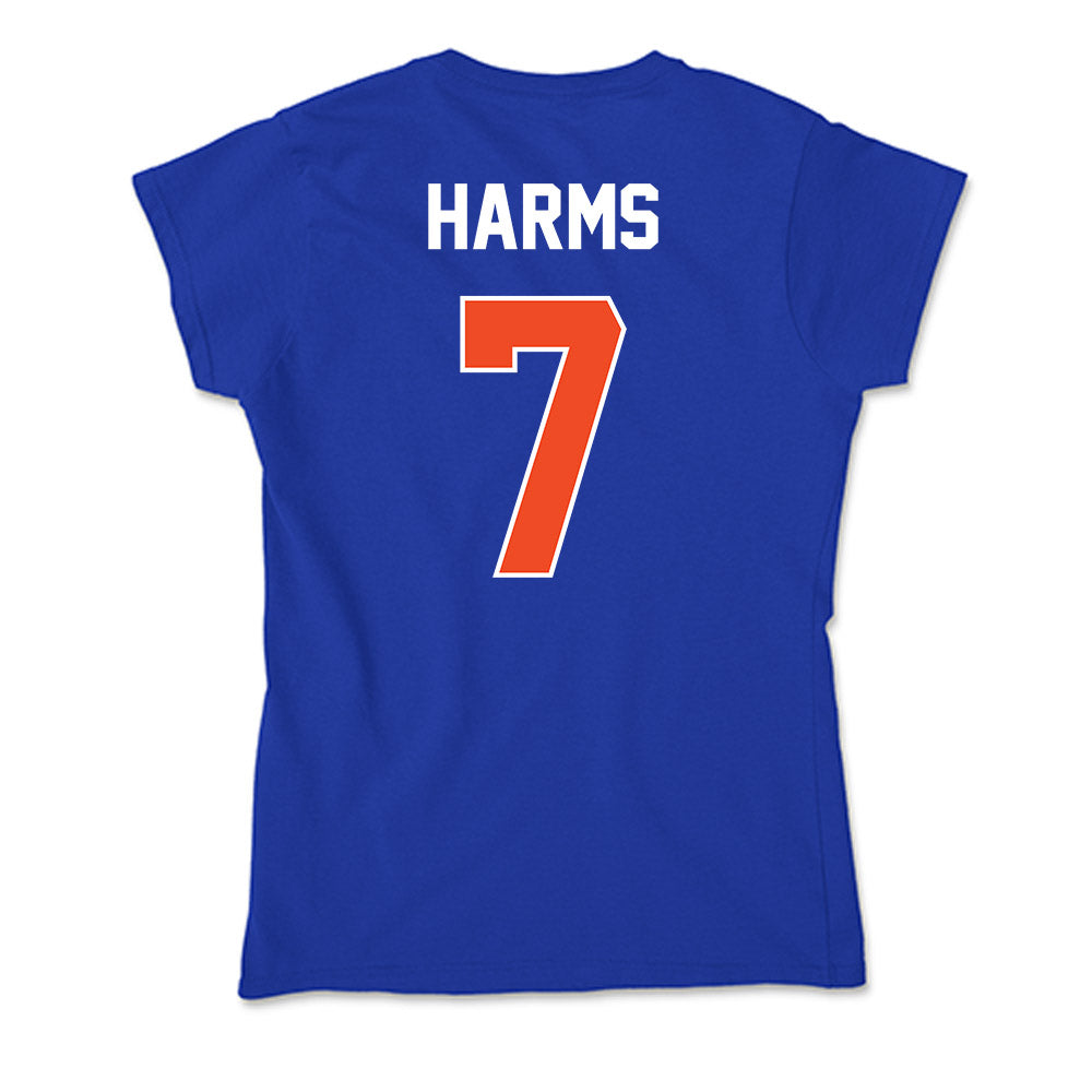 Boise State - NCAA Women's Basketball : Izzie Harms - Soft Style Women’s T-Shirt-1