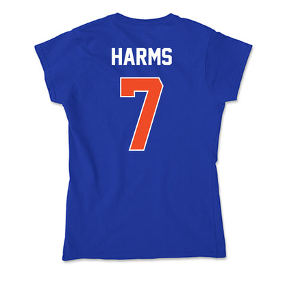 Boise State - NCAA Women's Basketball : Izzie Harms - Soft Style Women’s T-Shirt-1