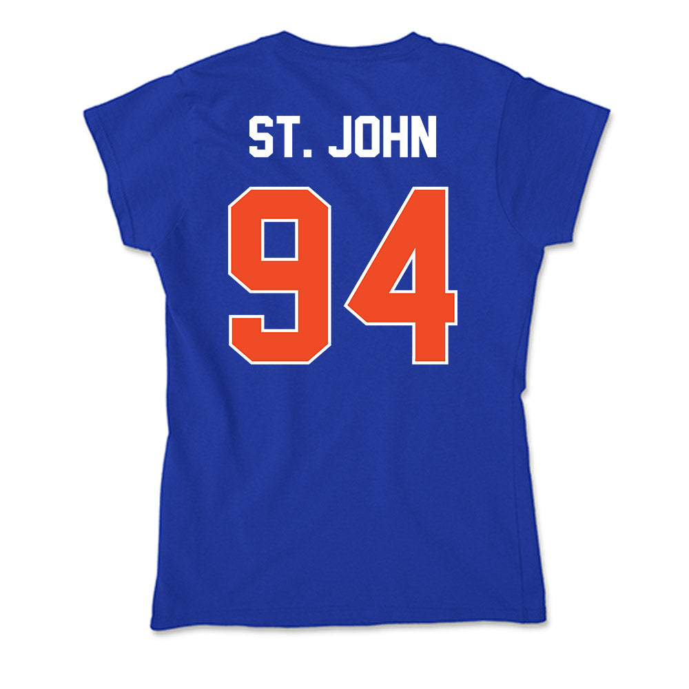 Boise State - NCAA Football : Paz St. John - Soft Style Women’s T-Shirt-1