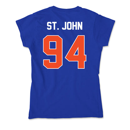 Boise State - NCAA Football : Paz St. John - Soft Style Women’s T-Shirt-1