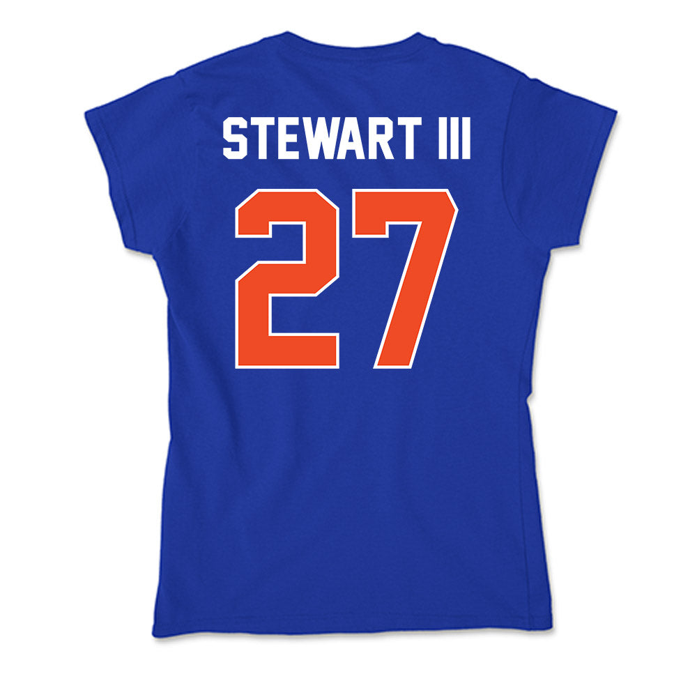 Boise State - NCAA Football : Harry Stewart III - Soft Style Women’s T-Shirt-1