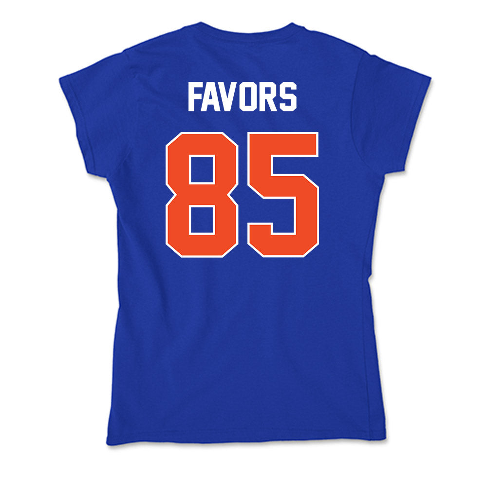 Boise State - NCAA Football : Terrious Favors - Soft Style Women’s T-Shirt-1